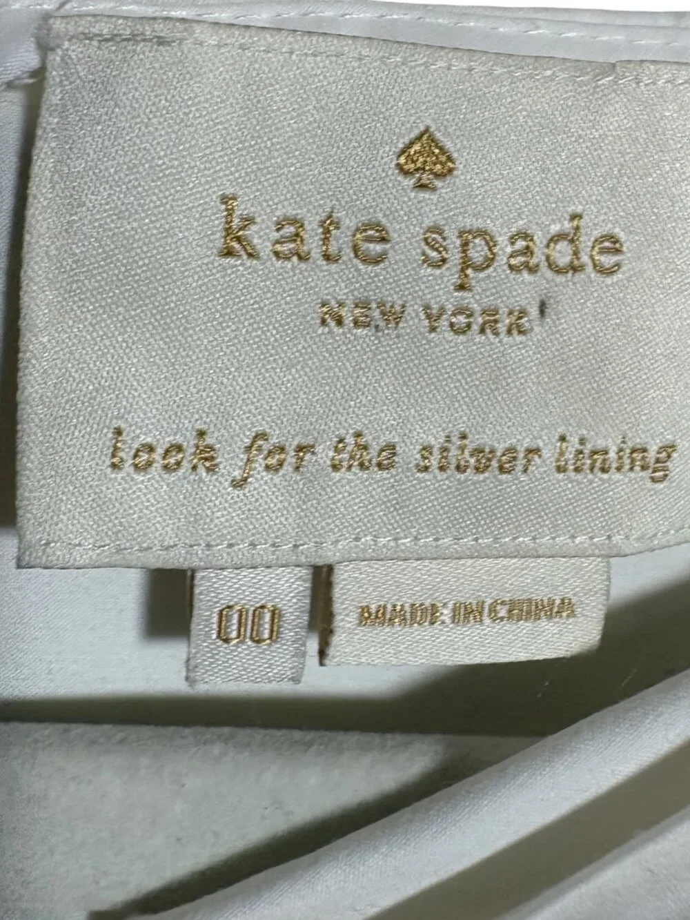 Kate Spade Colorblock Fit & Flare Dress Women White Pink Navy Size 00 XXS Chic
